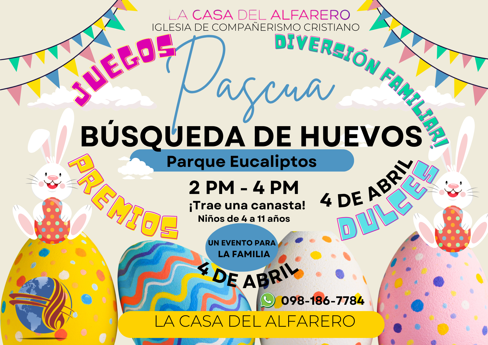 BÚSQUEDA DE HUEVOS DE PASCUA